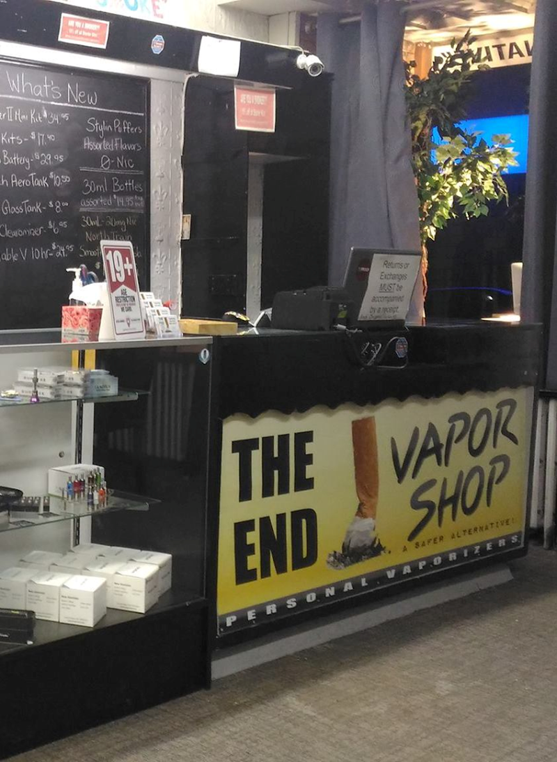 THE END VAPOR SHOP INC.